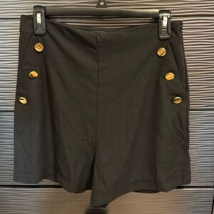 Black dress shorts
